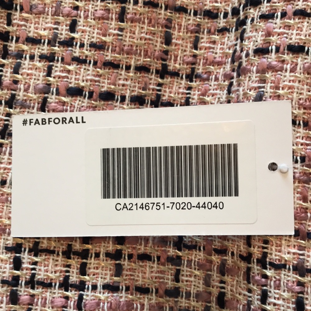 NWT JustFab Shift Tweed Dress - Picture 8 of 9